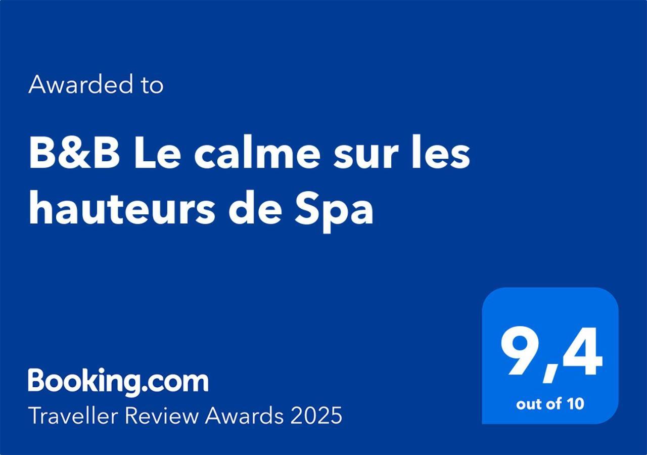 B&B Le Calme Sur Les Hauteurs De Spa Tiège エクステリア 写真